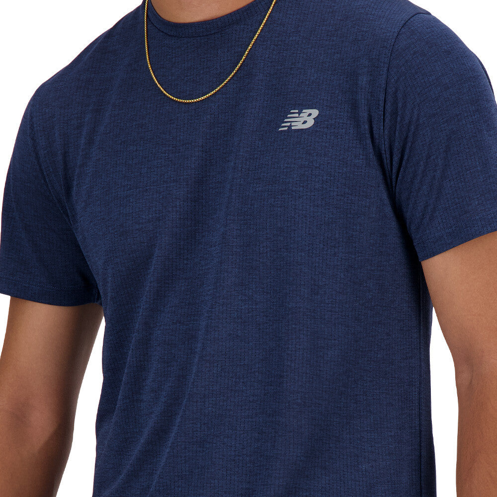 New Balance Athletics Men's T-Shirt - Navy Heather