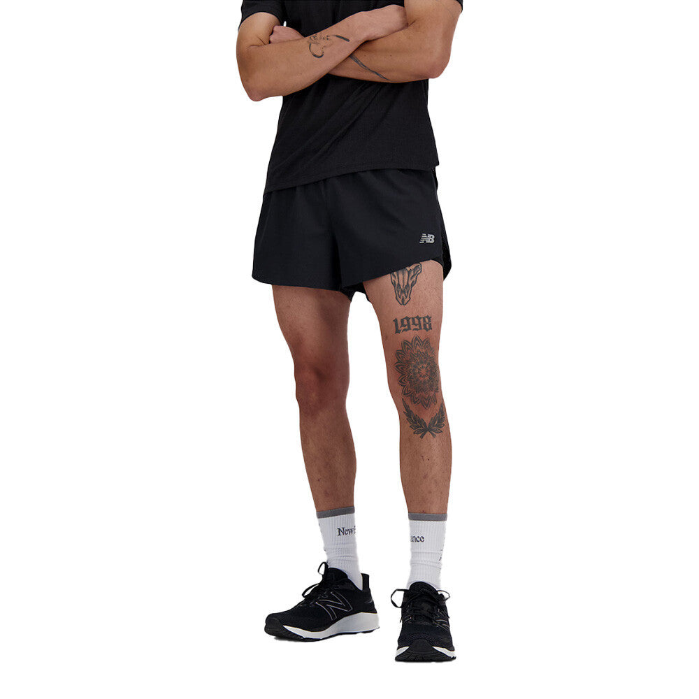 New Balance RC0 Seamless 3 Inch Men's Running Shorts - Black