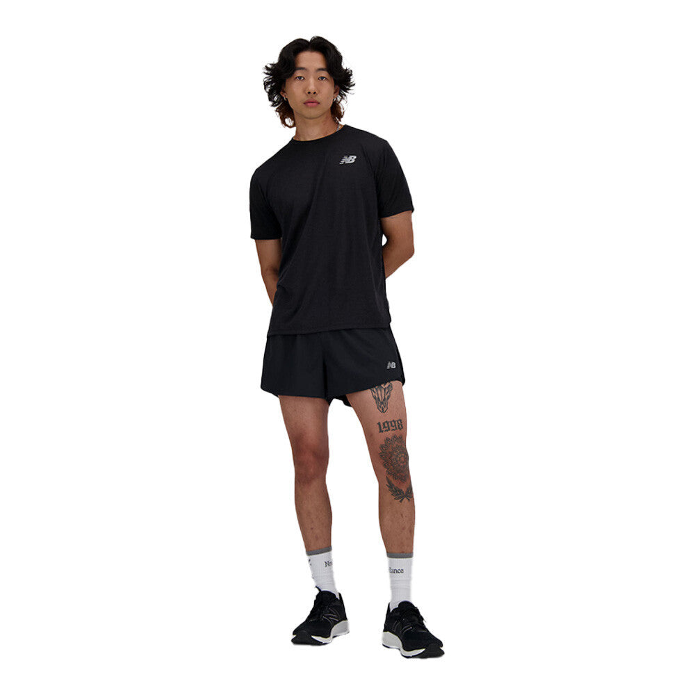 New Balance RC0 Seamless 3 Inch Men's Running Shorts - Black