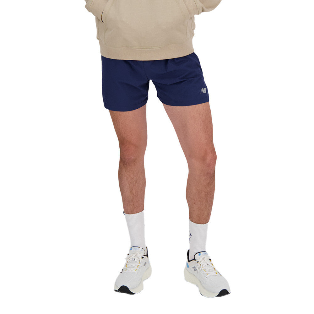 New Balance RC Seamless 5 Inch Men's Running Shorts - Navy