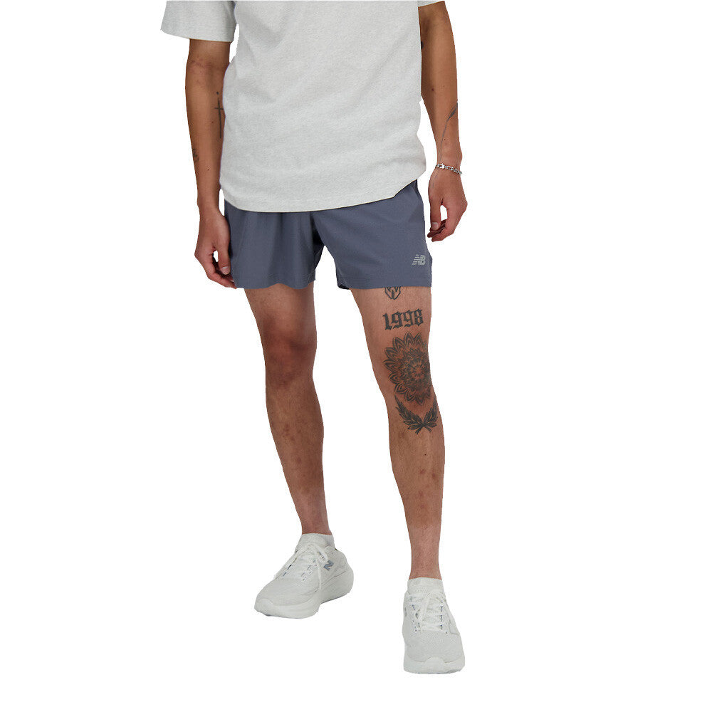 New Balance RC Seamless 5 Inch Men's Running Shorts - Graphite