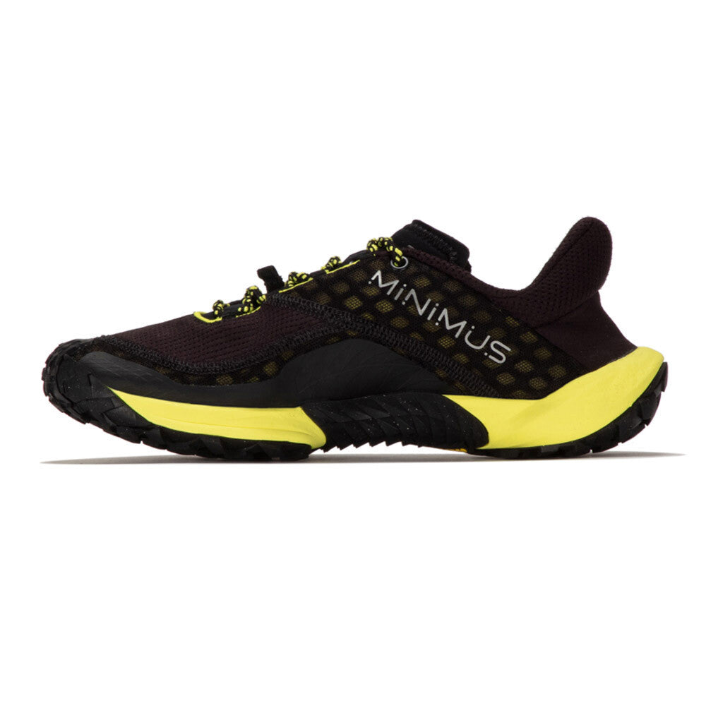 New Balance Minimus Men's Trail Running Shoes - Black/Firefly/Ginger Lemon