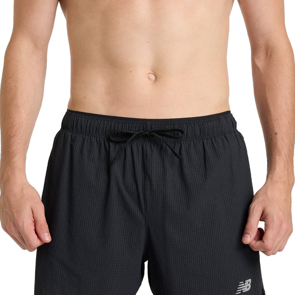 New Balance RC Seamless Ultra Light 5 Inch Split Men's Running Shorts - Black