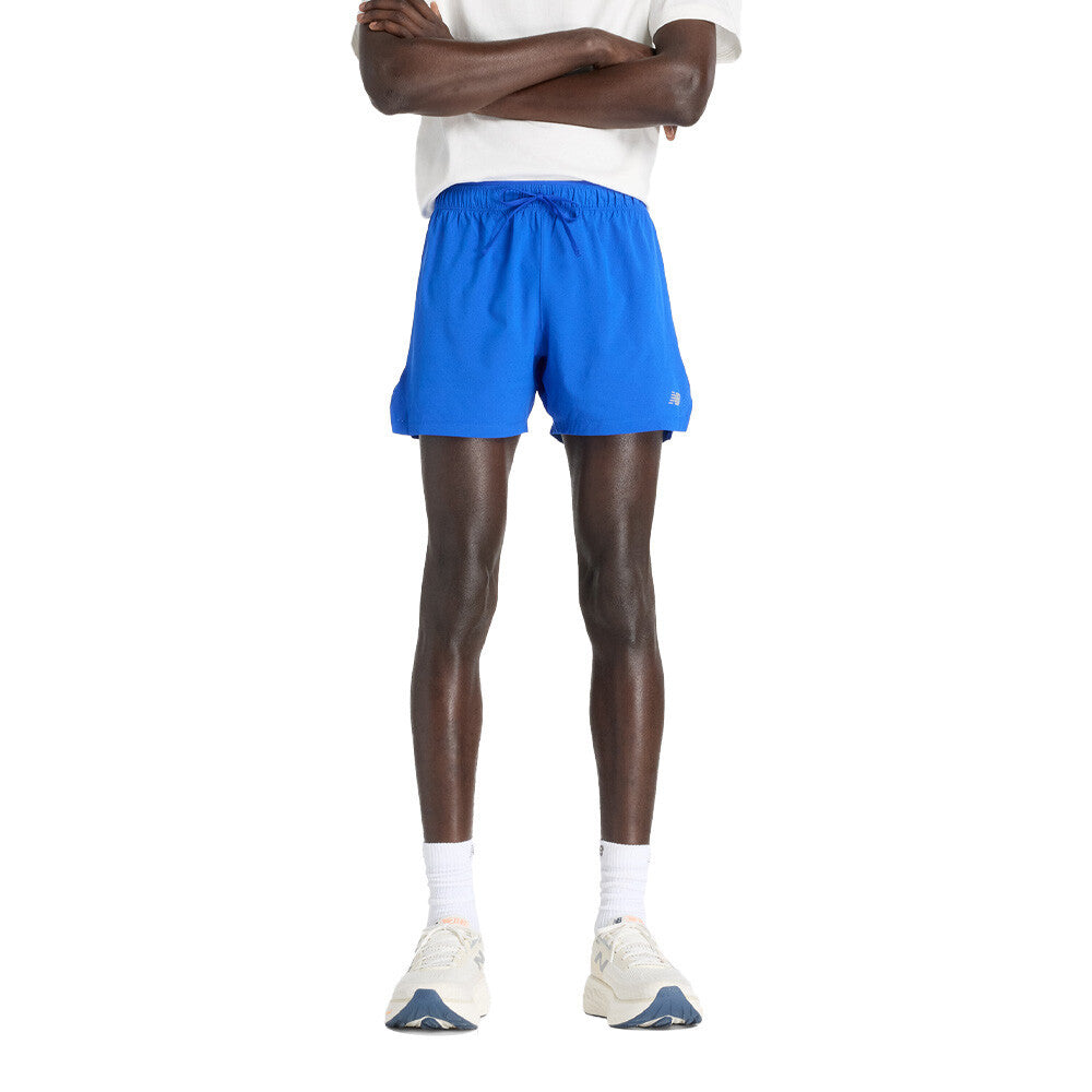 New Balance RC Seamless 5 Inch Men's Running Shorts - Blue Gemstone