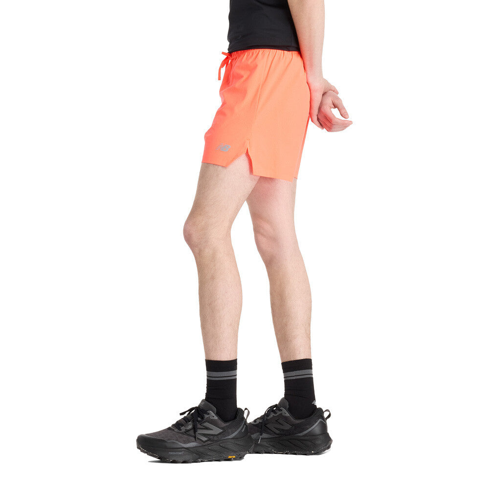 New Balance RC Seamless 5 Inch Men's Running Shorts - Urgent Red