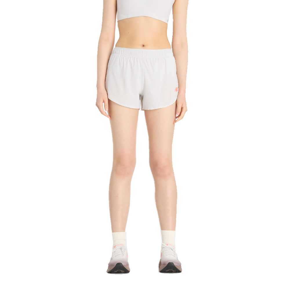 New Balance RC Seamless Ultra Light 3 Inch Women's Running Shorts - Grey Matter