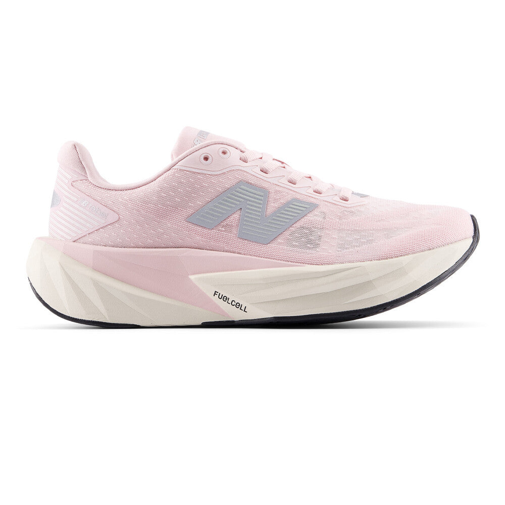 New Balance FuelCell Rebel v5 Women's Running Shoes - Pink Granite/Silver Metallic/Linen