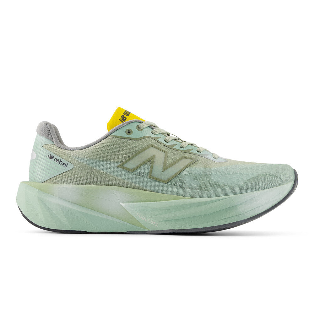 New Balance FuelCell Rebel v5 Men's Running Shoes - Garter Snake/Mosaic Green/Ginger Lemon