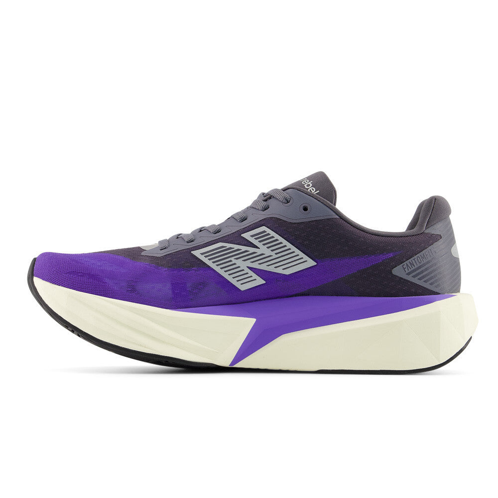 New Balance FuelCell Rebel v5 Men's Running Shoes - Electric Indigo/Truffle Salt/Silver Metallic