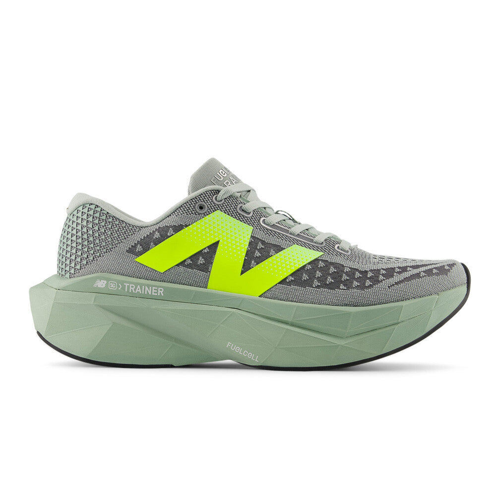 New Balance FuelCell SuperComp Trainer v3 Men's Running Shoes (2E Width) - Mosaic Green/Lone Star Grey