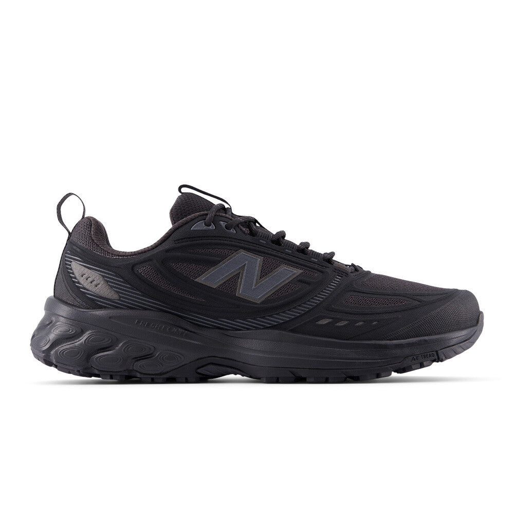 New Balance 410v9 Men's Trail Running Shoes - Black/Neptune Grey/Castlerock
