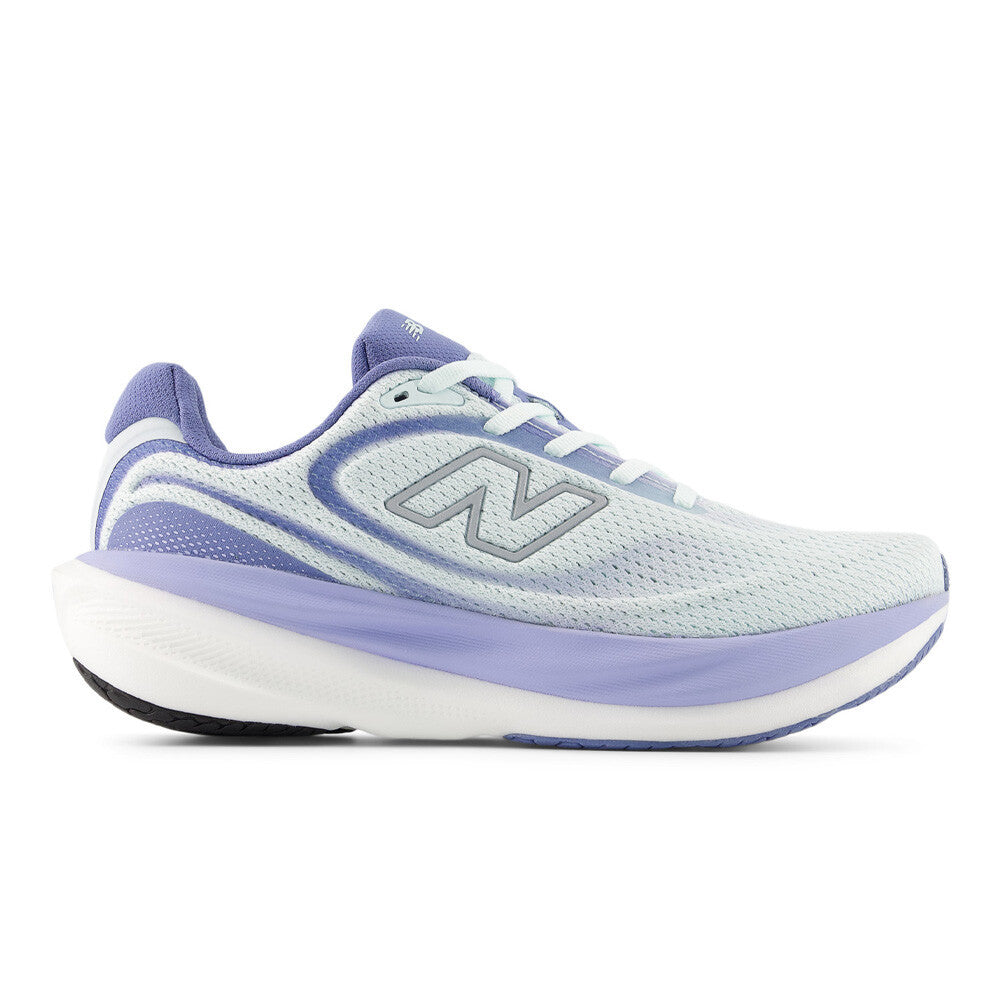 New Balance 1080v15 Women's Running Shoes - Glint Blue/Silver Metallic/Fairweather Blue (2)