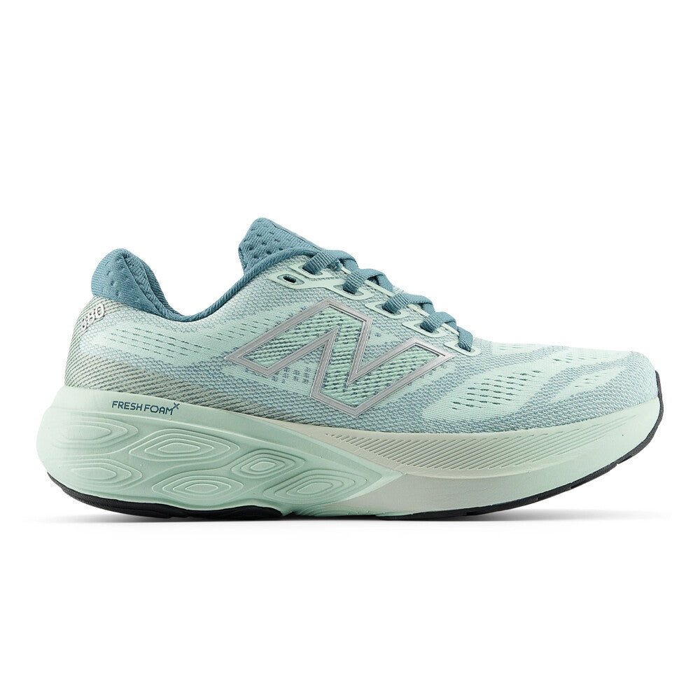 New Balance Fresh Foam X 880v15 Women's Running Shoes (D Width) - Cosmic Jade/Silver Metallic