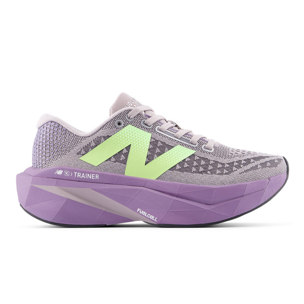 New Balance FuelCell SuperComp Trainer v3 Women's Running Shoes - Truffle Salt/Candied Violet