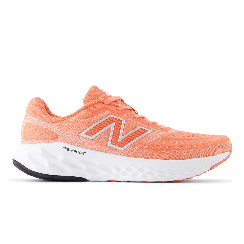 New Balance Fresh Foam X EVOZ v4 Women's Running Shoes - Gulf Red/Vintage Rose/Silver Metallic