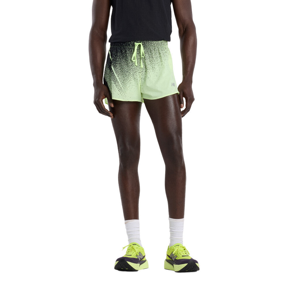 New Balance RC Seamless Ultra Light 3 Inch Men's Running Split Shorts - Afterglow