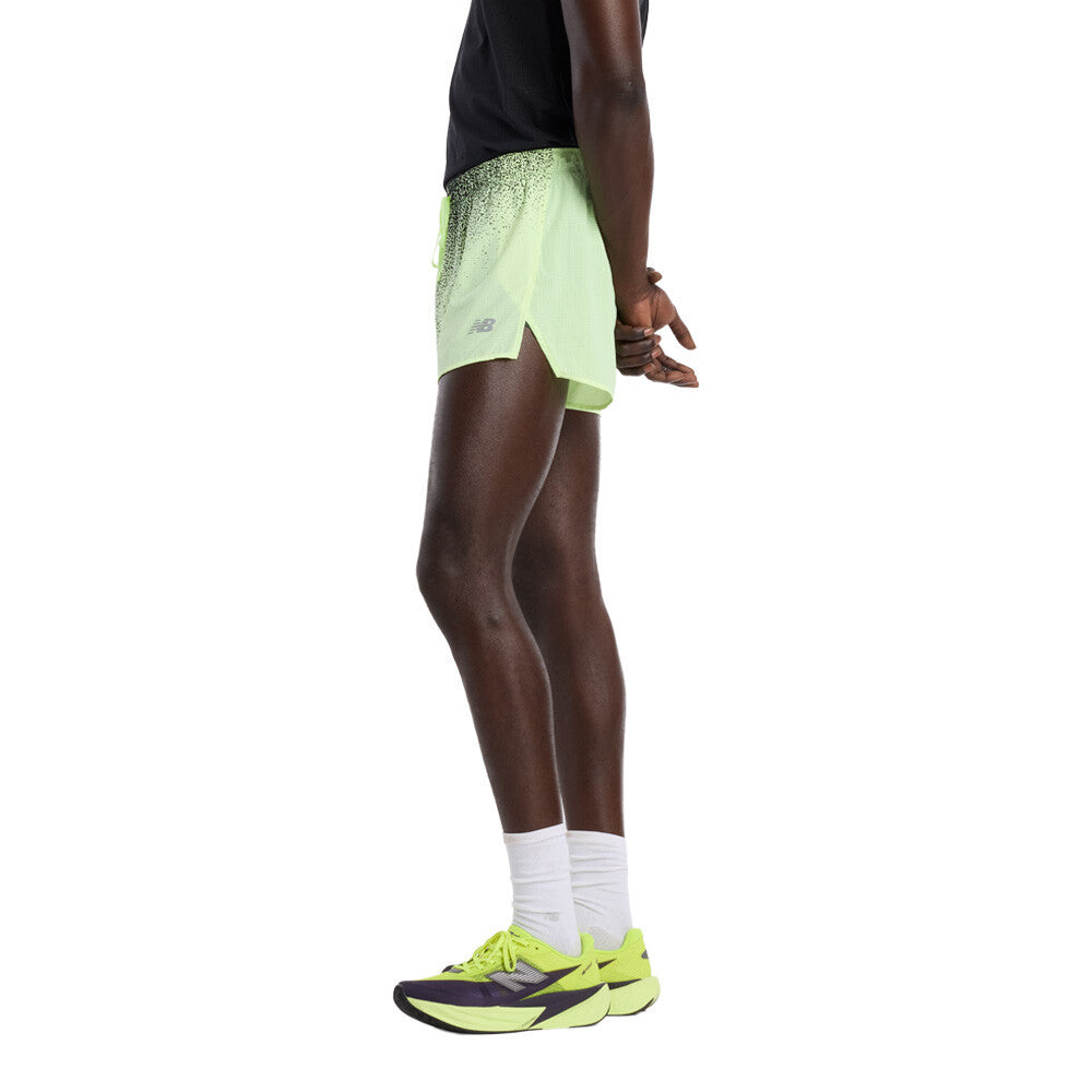 New Balance RC Seamless Ultra Light 3 Inch Men's Running Split Shorts - Afterglow