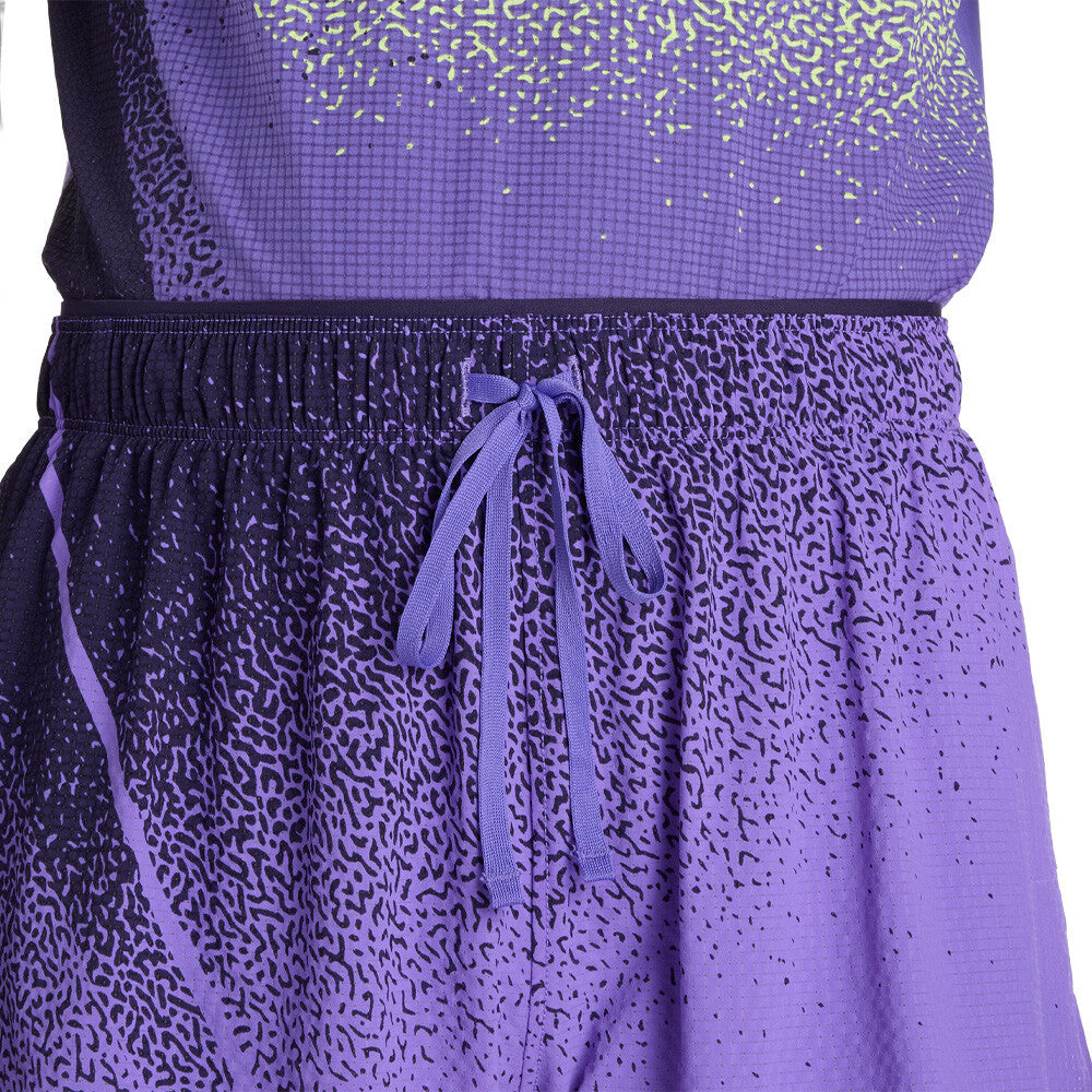 New Balance RC Ultra Light 3 Inch Printed Men's Running Shorts - Electric Purple/Slate Grey