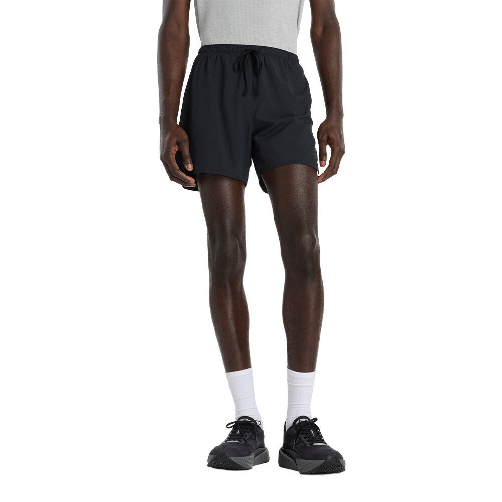 New Balance RC Essential 5 Inch Men's Running Shorts - Black/Slate Grey