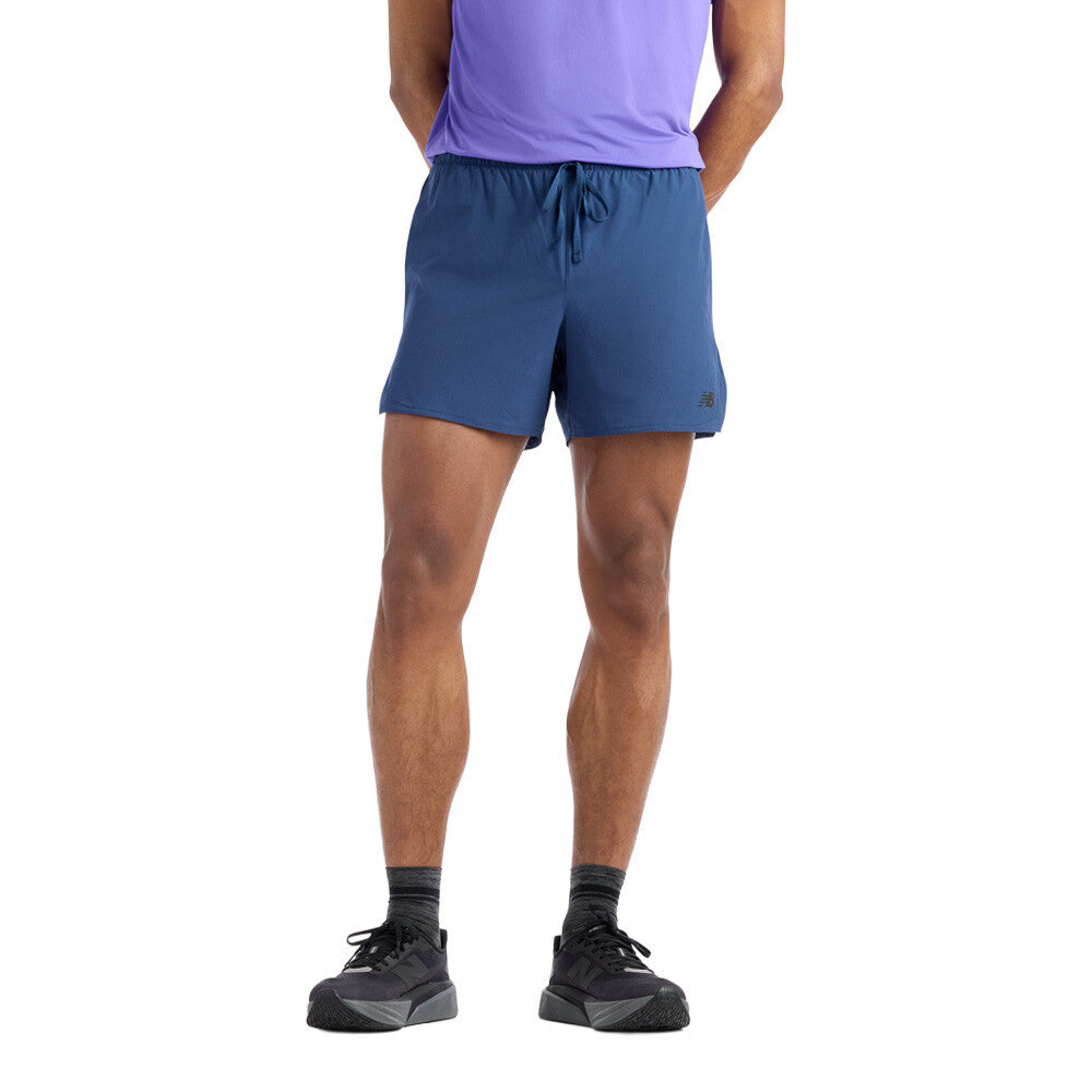New Balance RC Essential 5 Inch Men's Running Shorts - Navy