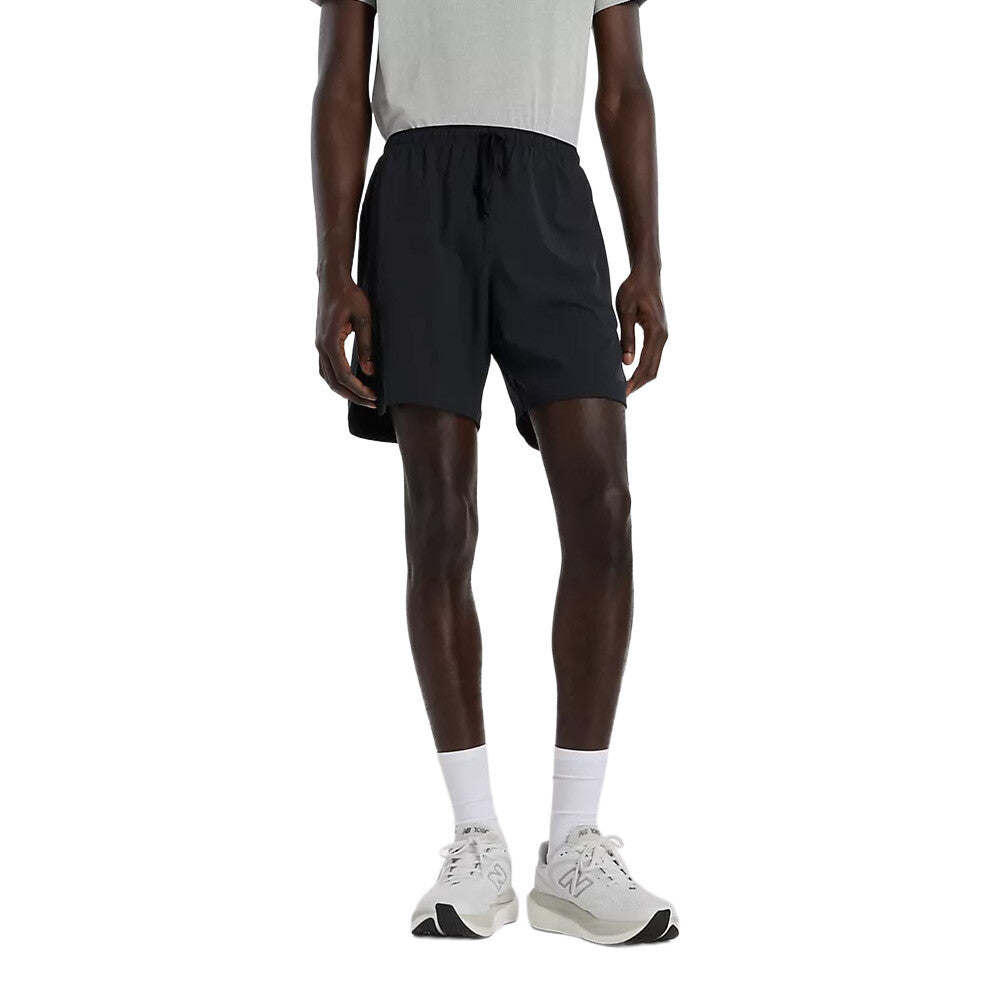 New Balance RC Essential 7 Inch Men's Running Shorts - Black/Slate Grey