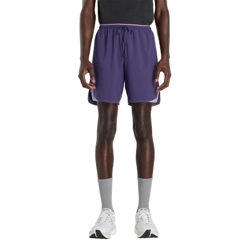 New Balance RC Essential 7 Inch Men's Running Shorts - Purple
