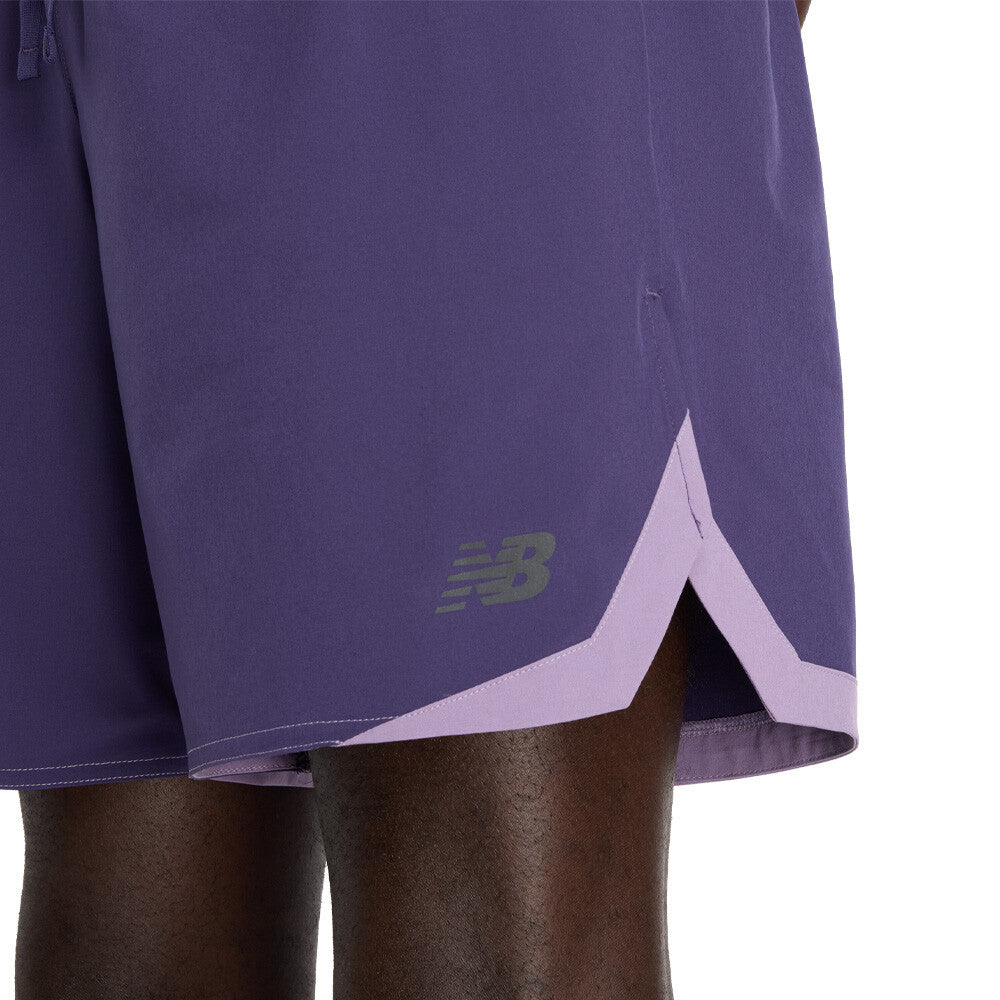 New Balance RC Essential 7 Inch Men's Running Shorts - Purple