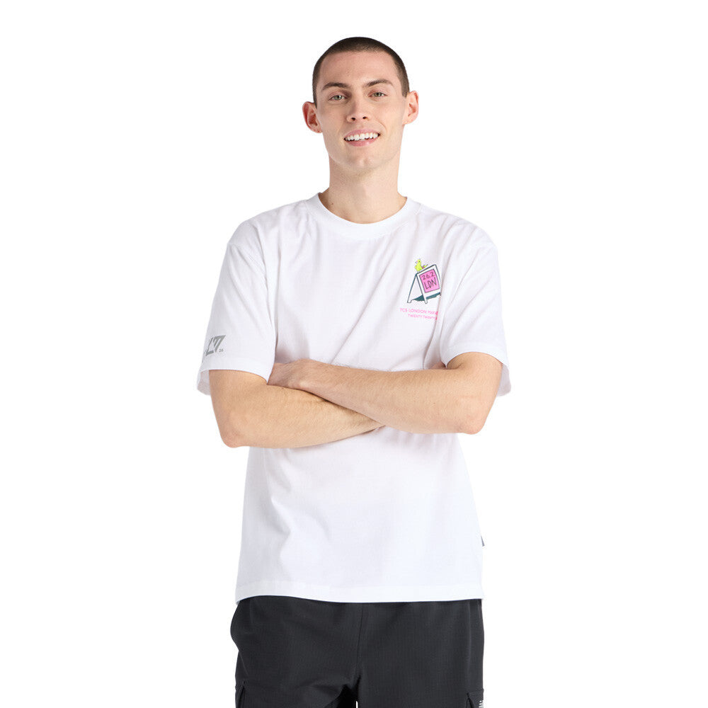 New Balance London Edition Graphic Men's T-Shirt - White