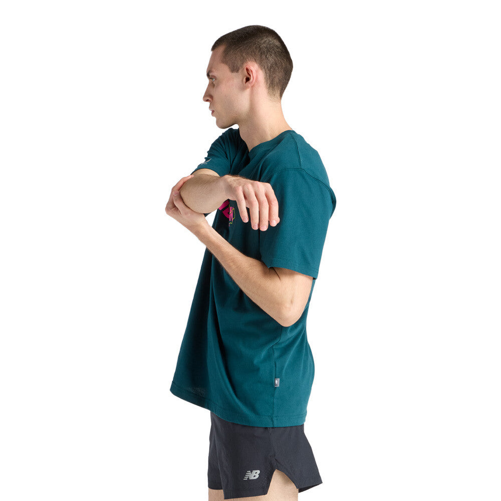 New Balance London Edition Graphic Men's T-Shirt - Medusa Green
