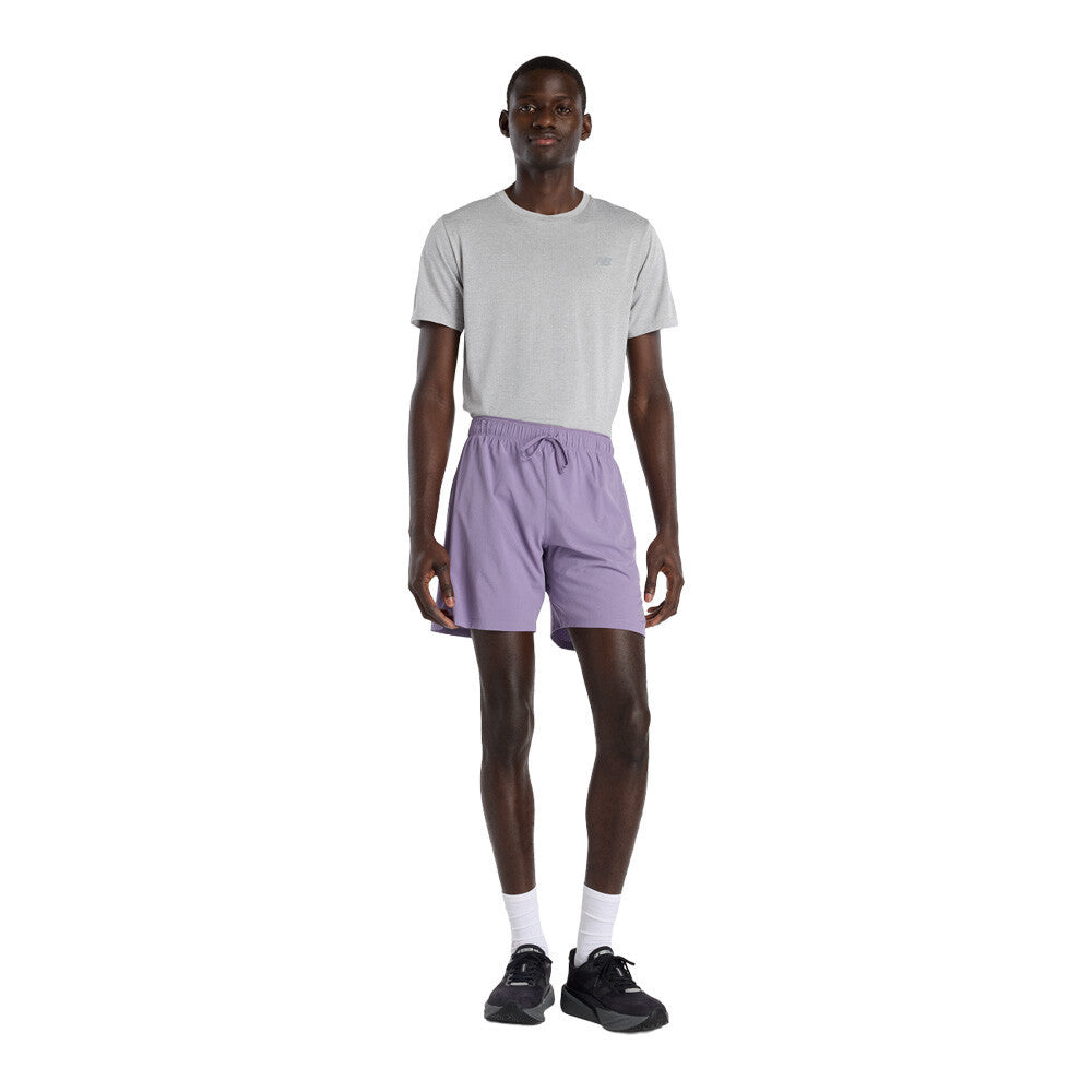 New Balance RC Seamless 7 Inch Men's Running Shorts - Candied Violet/Slate Grey