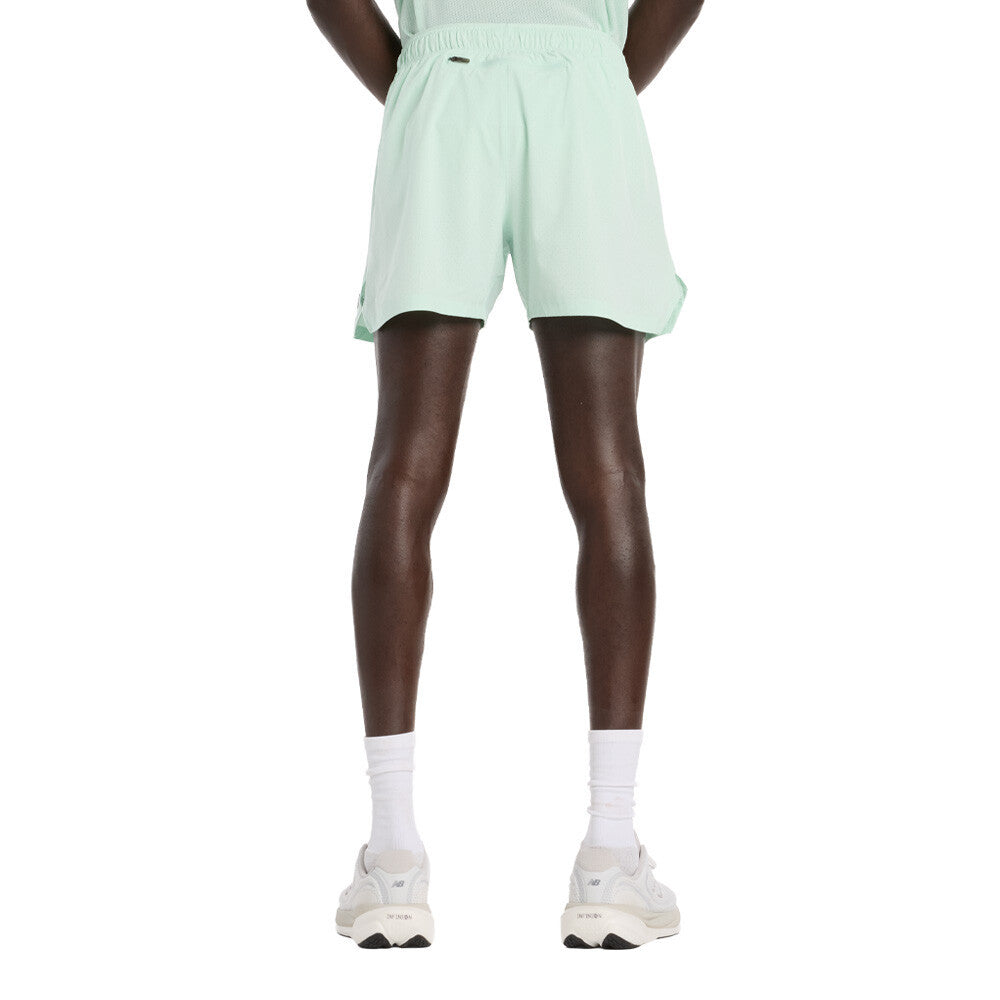 New Balance RC Seamless 5 Inch Men's Running Shorts - Cosmic Jade/Slate Grey