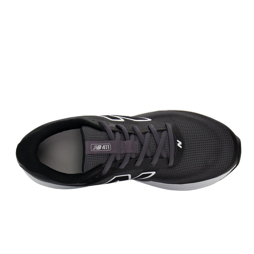 New Balance 411v4 Men's Running Shoes - Black/White
