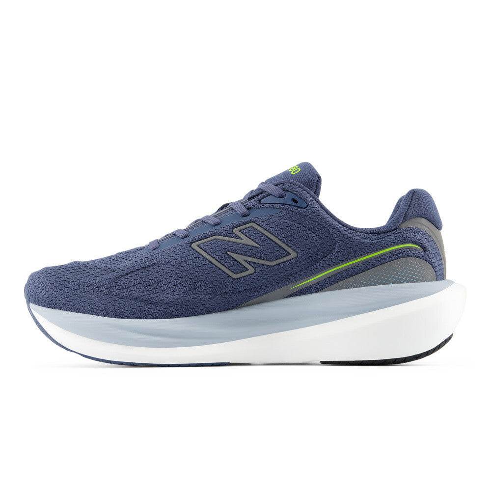 New Balance 1080v15 Men's Running Shoes (4E Width) - Vintage Indigo/Alkaline Green