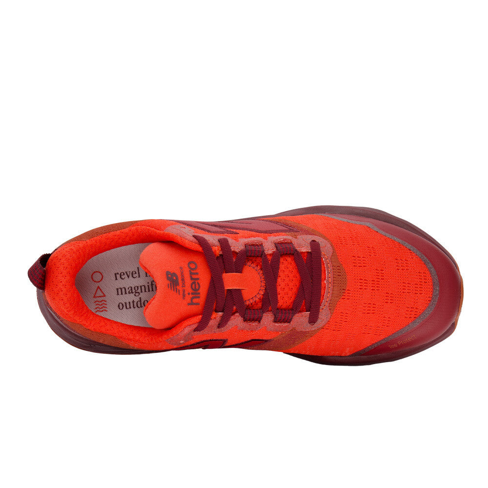 New Balance Fresh Foam X Hierro v9 Men's Trail Running Shoes (2E Width) - Neo Flame/Mulled Wine