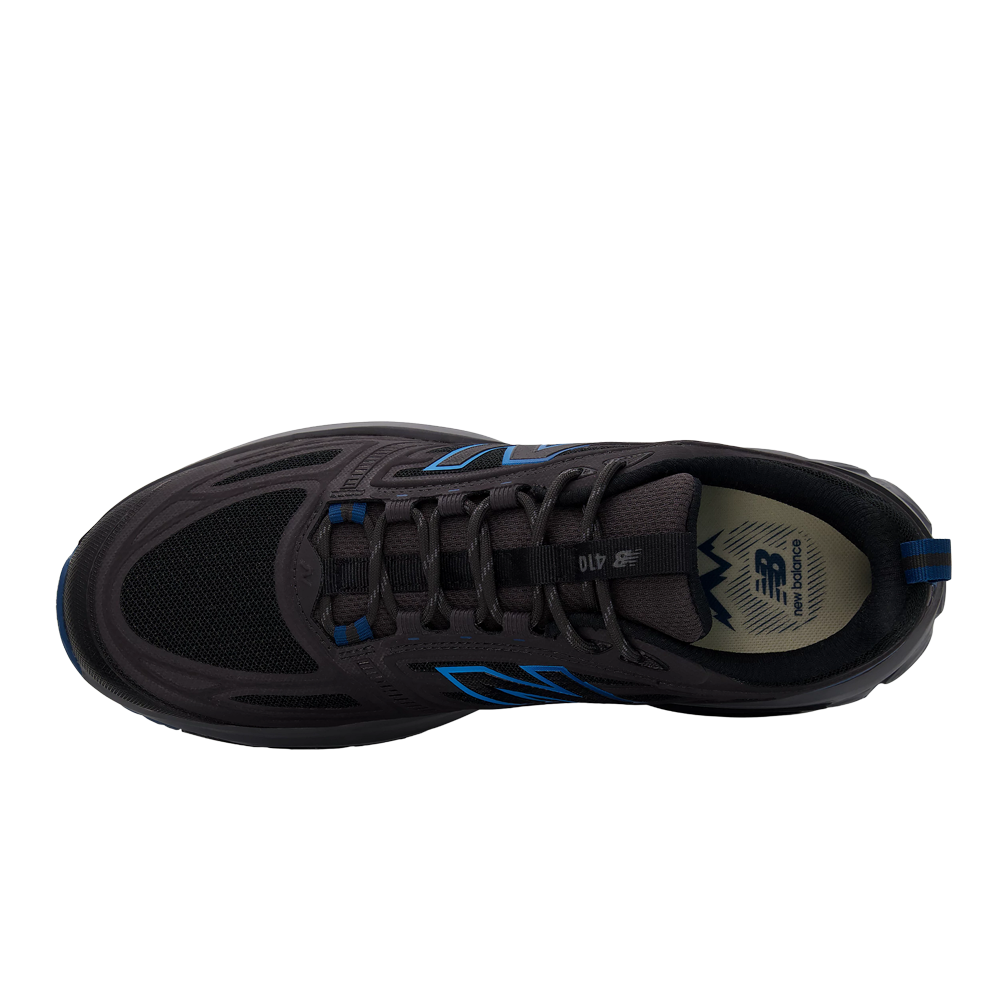New Balance 410v9 Men's Trail Running Shoes - Black/Neptune Blue