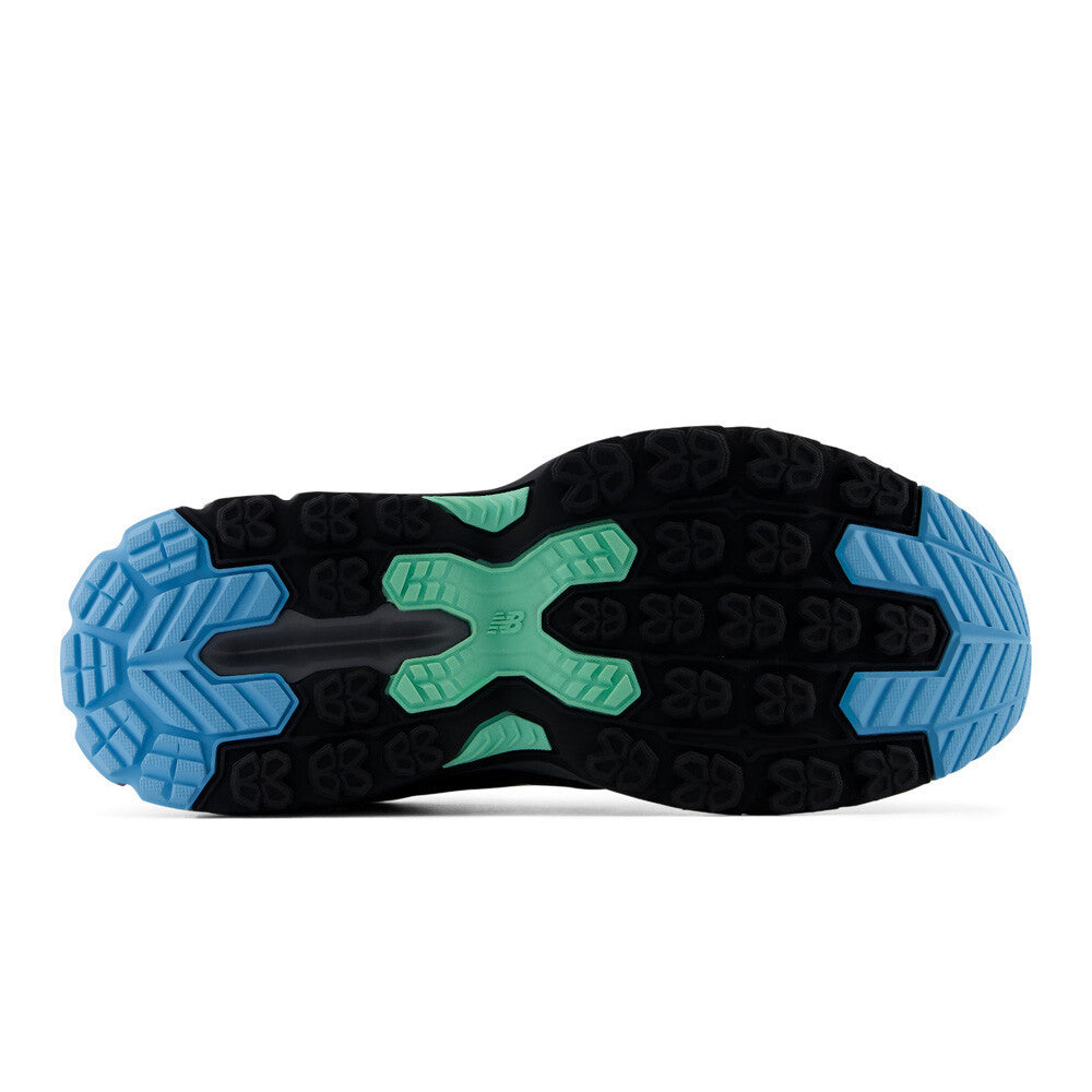 New Balance 410v9 Women's Trail Running Shoes - Black/Blue Glaze/Bright Mint