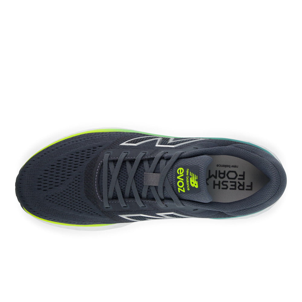 New Balance Fresh Foam X EVOZ v4 Men's Running Shoes - Graphite/Alkaline Green
