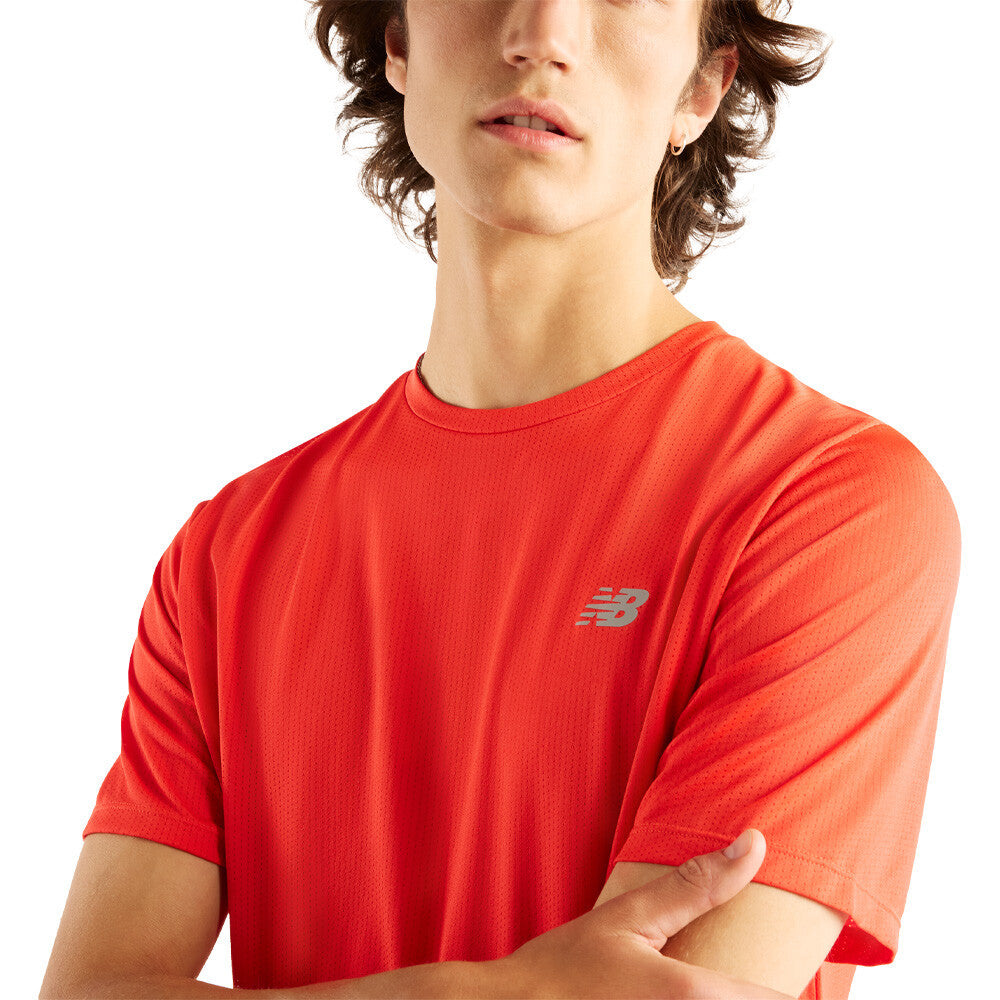 New Balance RC Essential Men's Running T-Shirt - Neo Flame