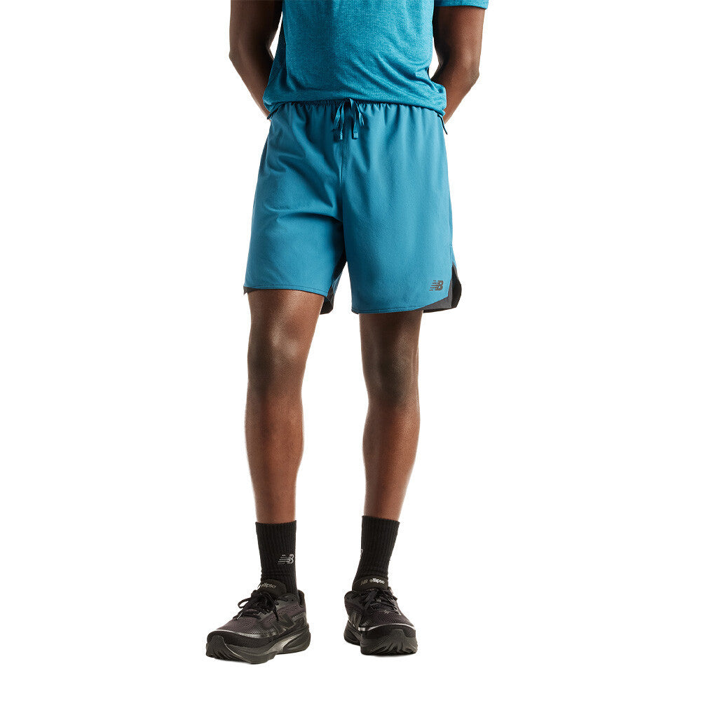 New Balance RC Essential 7 Inch Men's Running Shorts - Streamsong/Black