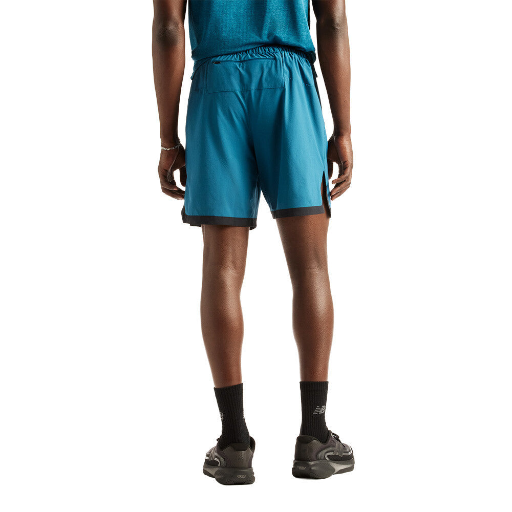 New Balance RC Essential 7 Inch Men's Running Shorts - Streamsong/Black