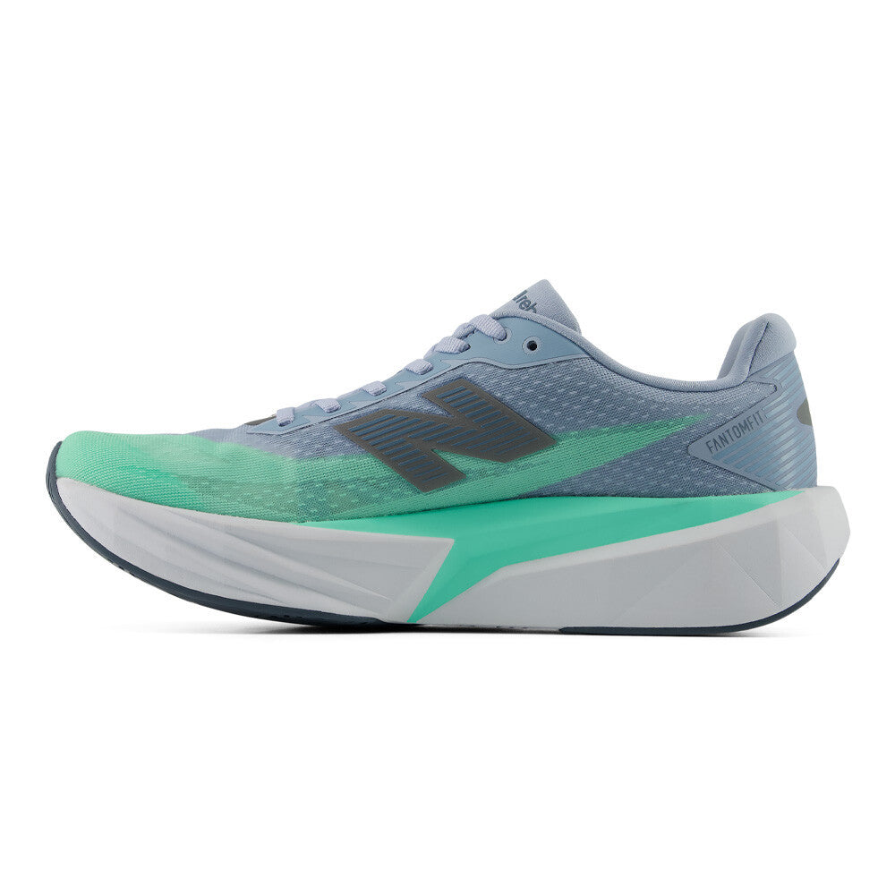 New Balance FuelCell Rebel v5 Men's Running Shoes - Light Arctic Grey/Bright Mint