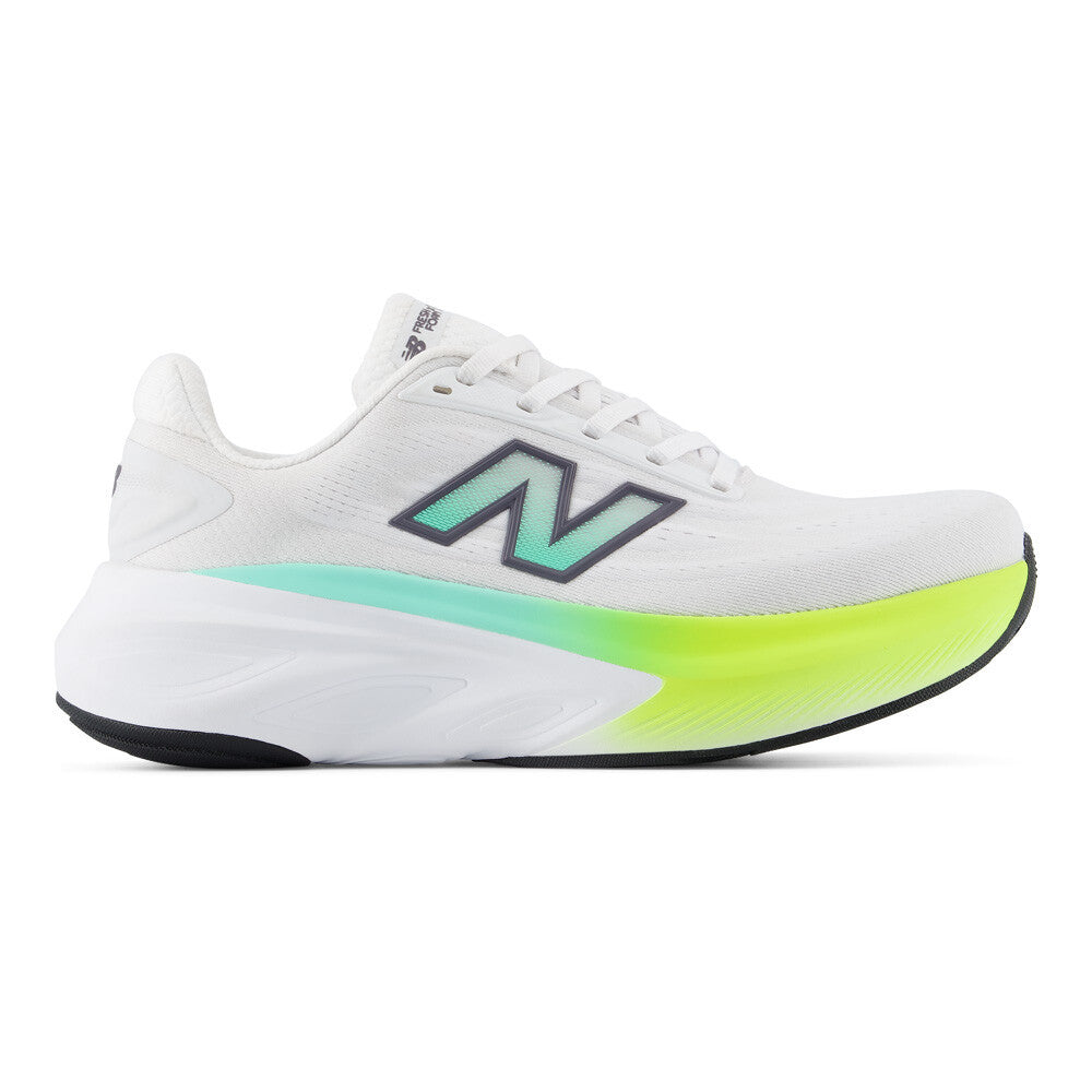 New Balance Fresh Foam X More v6 Women's Running Shoes - White/Blue/Yellow