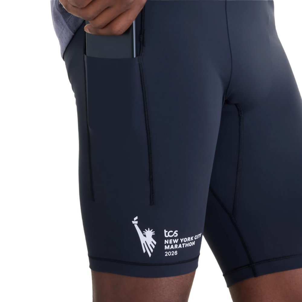 New Balance TCS NYC Marathon RC Pocket 9 Inch Tight Men's Shorts - Black