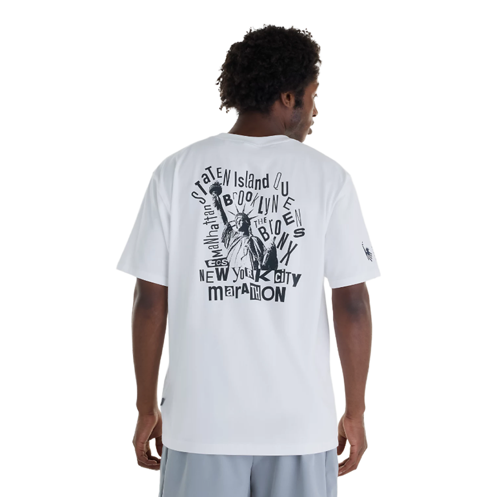 New Balance TCS NYC Marathon Men's T-Shirt - White