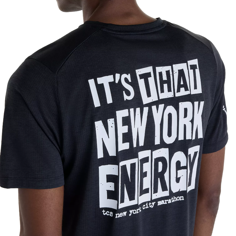 New Balance TCS NYC Marathon RC Essential Men's T-Shirt - Black