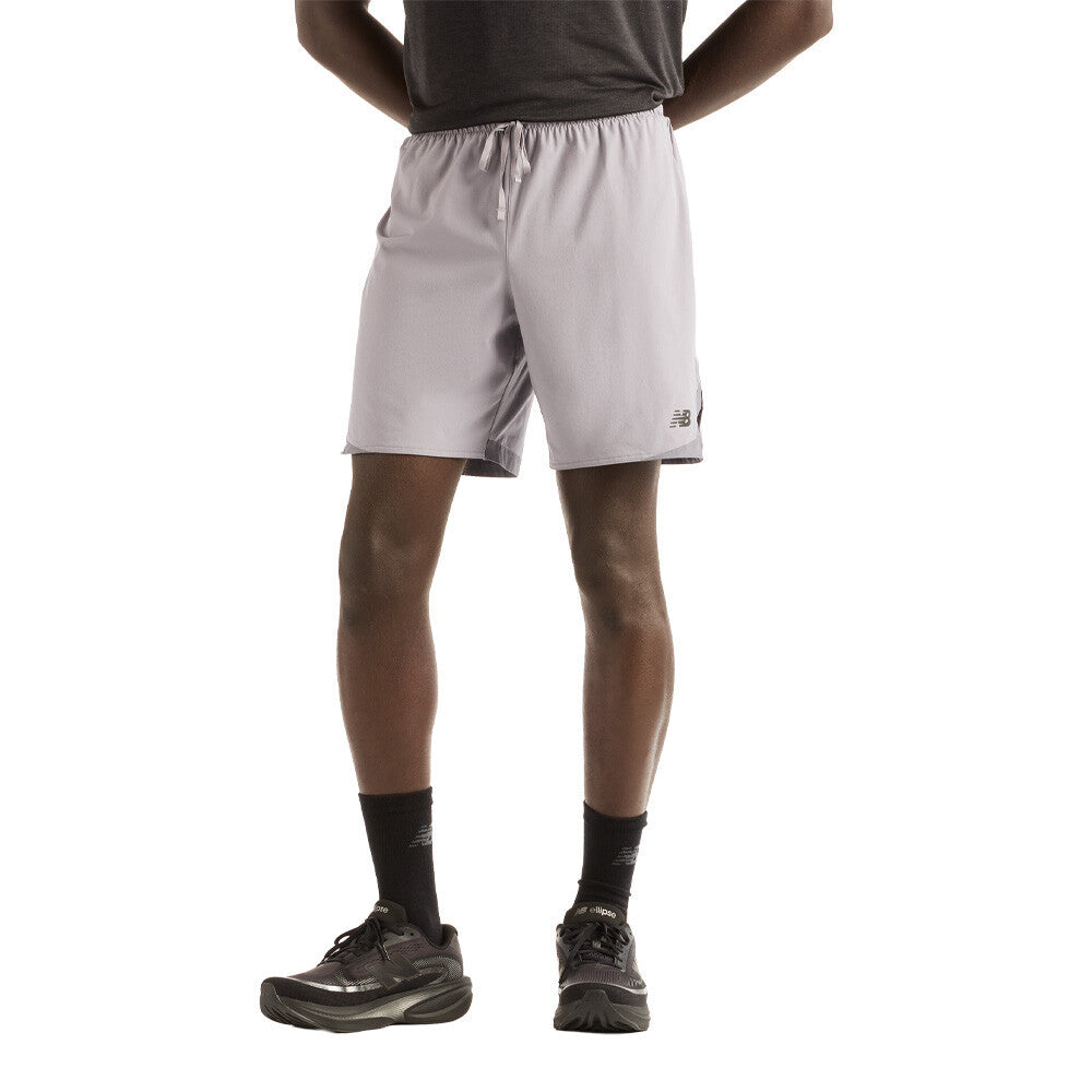 New Balance RC Essential 7 Inch Men's Running Shorts - Grey