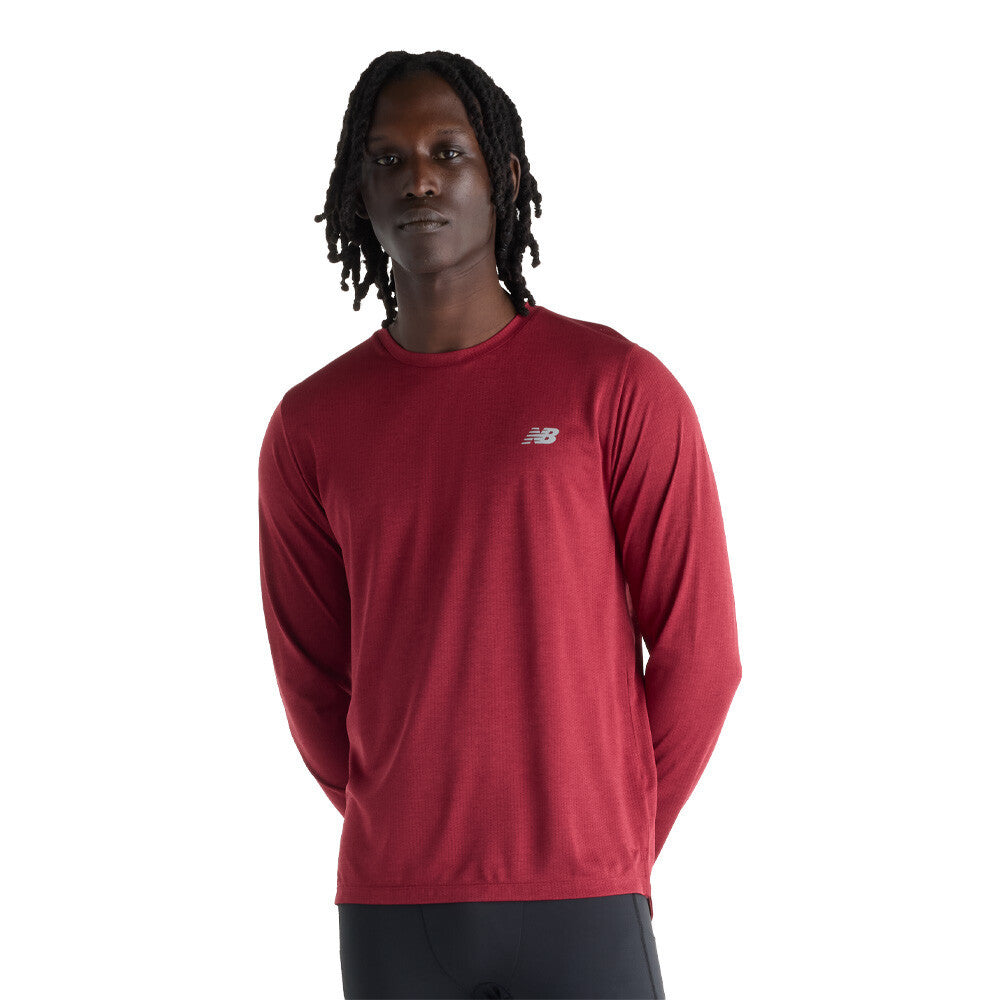 New Balance Athletics Long Sleeve Men's Top - Podium Red