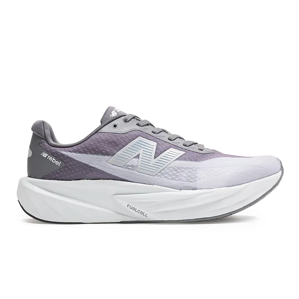 New Balance FuelCell Rebel v5 Men's Running Shoes - Magnet/Light Zinc Blue