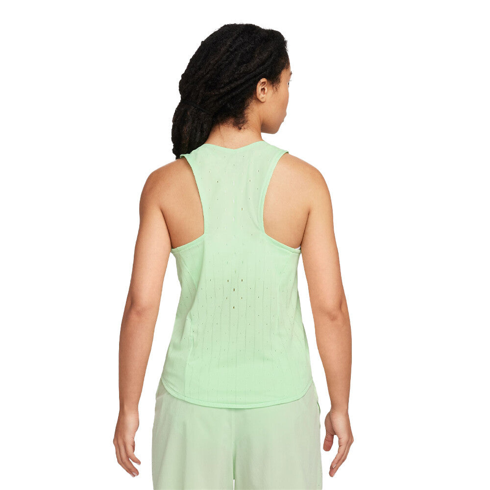 Nike Dri-FIT ADV Aeroswift Women's Tank Top - Vapour Green/Black
