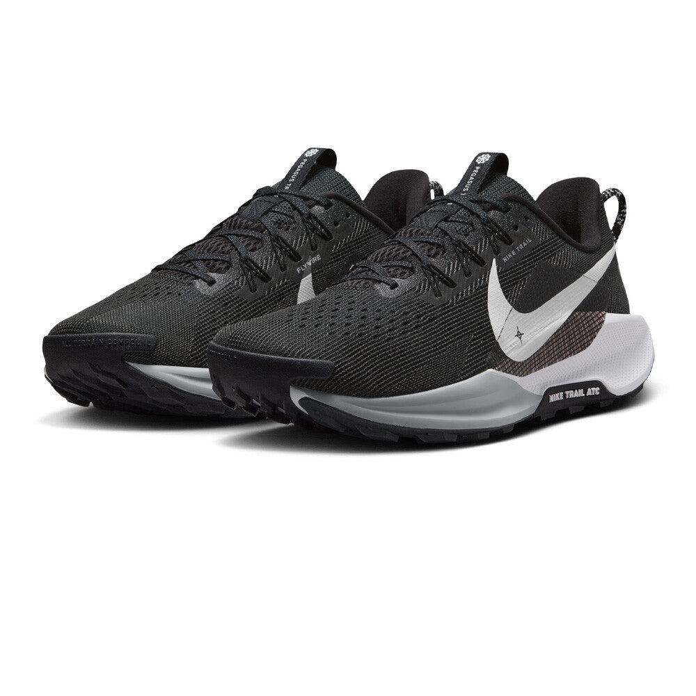 Nike ReactX Pegasus Trail 5 Trail Running Shoes - black/ white-anthracite-wolf grey